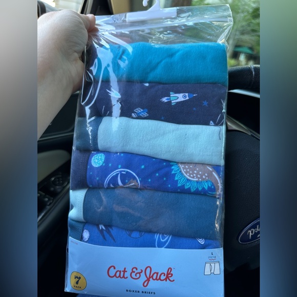 Boys Large Cat & Jack Boxer Briefs - Picture 4 of 8
